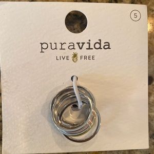 Never worn stacked rings